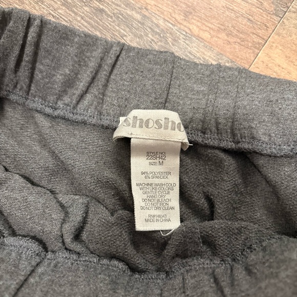 Shosho Dark Gray Athletic Shorts - Picture 2 of 3